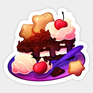 Out of This World Chocolate Cake Sticker